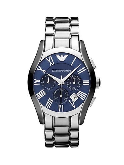 Emporio Armani Valente Stainless Steel Bracelet Chronograph Watch | ModeSens
