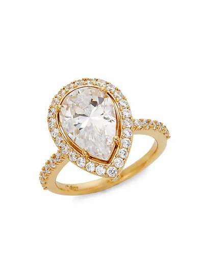 Adriana Orsini Goldtone & Crystal Ring