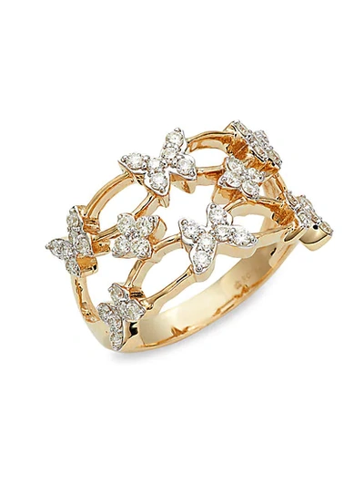 Saks Fifth Avenue 14k Yellow Gold & Diamond Ring