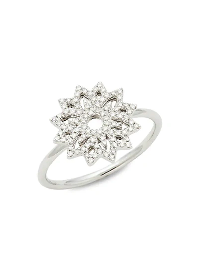 Saks Fifth Avenue 14k White Gold & Diamond Ring