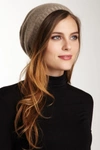 Portolano Solid Cashmere Beret In Nile Brown