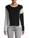 Amicale Colorblock Cashmere Sweater
