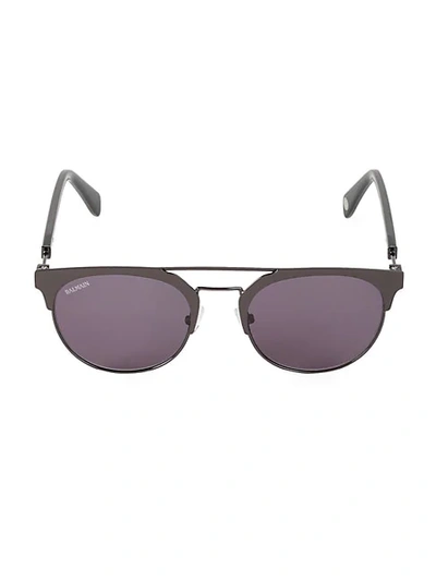 Balmain 52mm Gunmetal Cat Eye Sunglasses