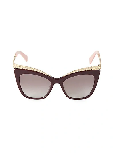 Moschino 52mm Cat Eye Sunglasses