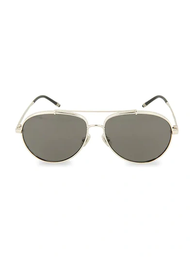 Boucheron Women's Novelty 58mm Aviator Sunglasses In Silver