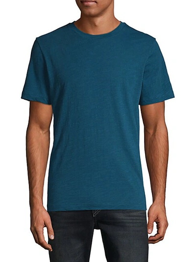 Theory Men's Solid Cotton T-shirt In Olympic