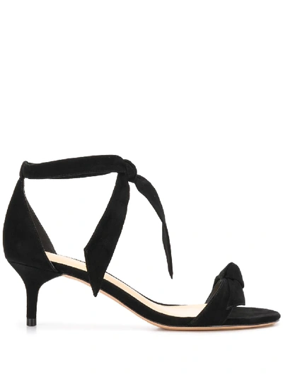 Alexandre Birman Clarita Tie Sandals In Black