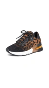 Leopard Knit Tan/ Black