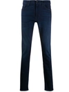 7 For All Mankind Slimmy Straight-leg Jeans In Skadron