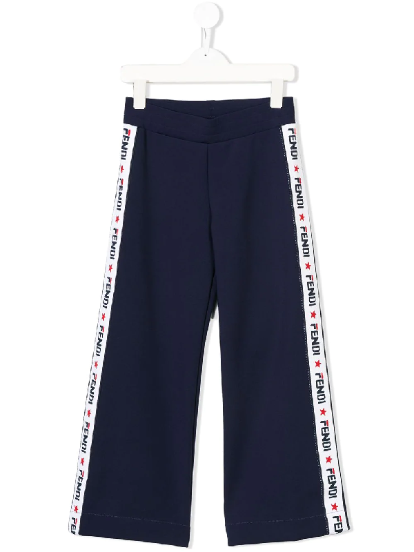 fendi logo track pants