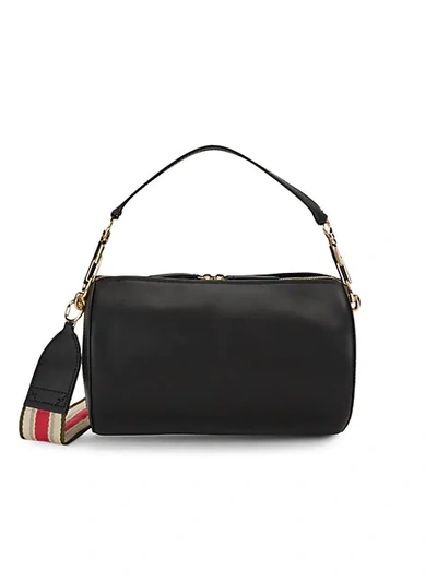 Zac Zac Posen Belay Leather Shoulder Bag In Black