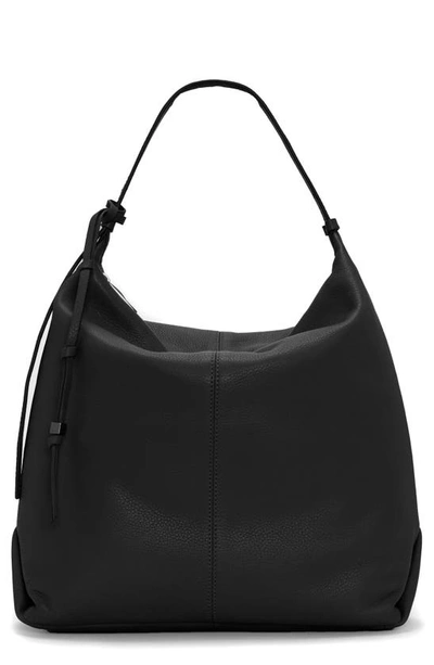 Vince Camuto Corin Leather Hobo In Black