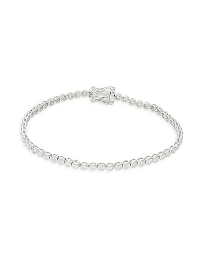 Saks Fifth Avenue 14k White Gold & Diamond Bracelet