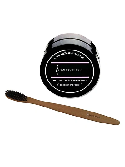 Smile Sciences Activated Charcoal Powder & Toothbrush Whitening Combo