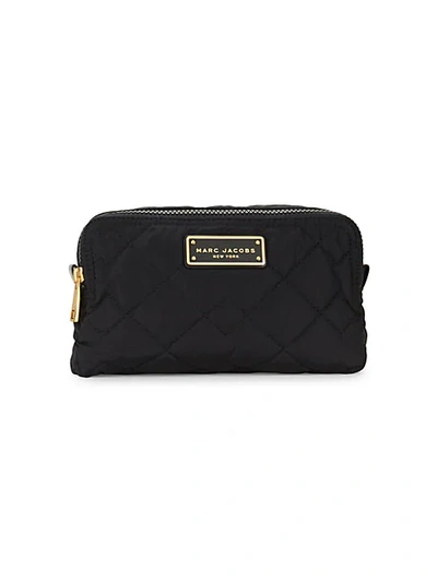 Marc Jacobs Women's Quilted Cosmetic Pouch In Black