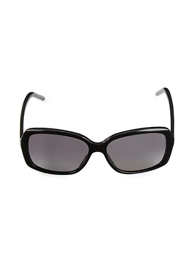 Marc Jacobs 57mm Rectangular Sunglasses In Black
