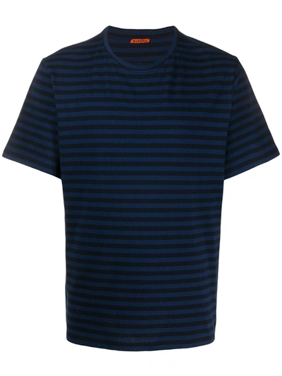 Barena Venezia Giro Striped Cotton-jersey T-shirt In Blue