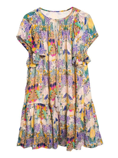 Chufy Inka Short Dress In Multicolor