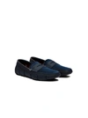 Robert Graham Penny Loafer In Navy