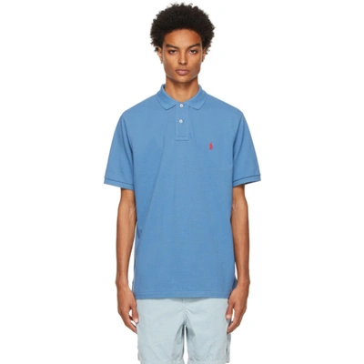 Polo Ralph Lauren Blue Classic Fit 'the Iconic' Polo In Colby Blue