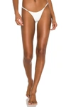Frankies Bikinis X Revolve Sara Bikini Bottom In White