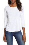 Tommy Bahama Ashby Heathered Cotton Tee In White