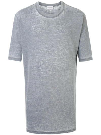 Faith Connexion Longline T-shirt In Grey