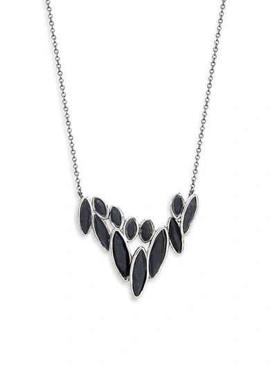 Alexis Bittar 10k Ruthenium-plated & Lucite Pendant Necklace