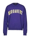 Dsquared2 Sweatshirts In Purple
