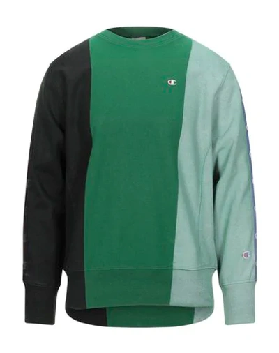 Champion Sweatshirts In Green