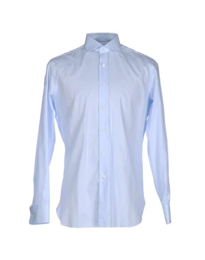 Alessandro Gherardi Shirts In Sky Blue