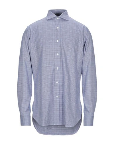 Alessandro Gherardi Checked Shirt In Blue