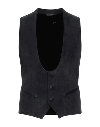 Daniele Alessandrini Vests In Steel Grey