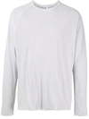 James Perse Twist Detail T-shirt In Grey