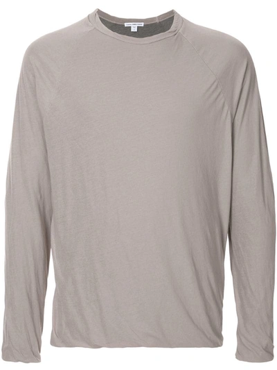 James Perse Twisted T-shirt In Neutrals