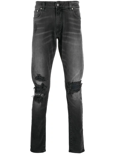 Represent Distressed Design Jeans In Grey