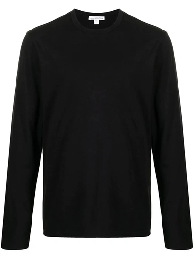 James Perse Raglan-sleeve T-shirt In Black