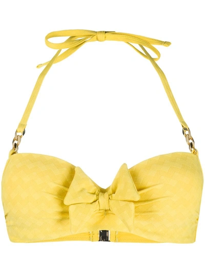 Marlies Dekkers Sunglow Push-up Bikini Top In Yellow