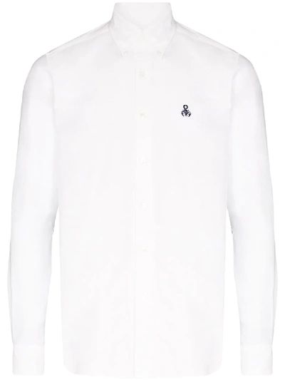 Sophnet Paisley Panel Oxford Shirt In White