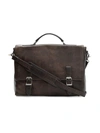 Frye Logan Top-handle Soft Leather Briefcase In Slate