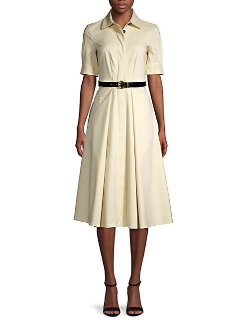 donna karan fit and flare dress