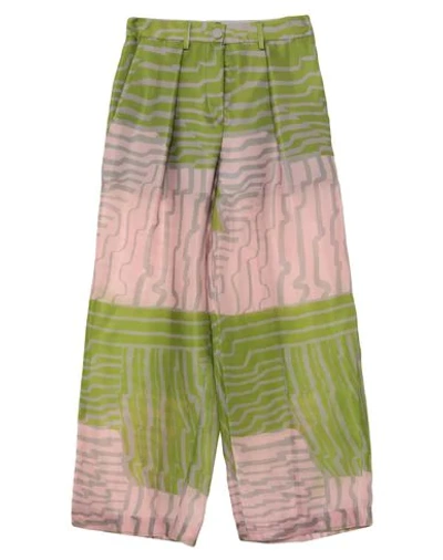 Emporio Armani Casual Pants In Green