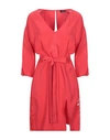 Elisabetta Franchi Short Dresses In Red