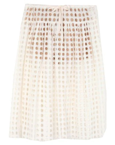 Chloé 3/4 Length Skirts In White