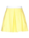 Nineminutes Mini Skirts In Yellow