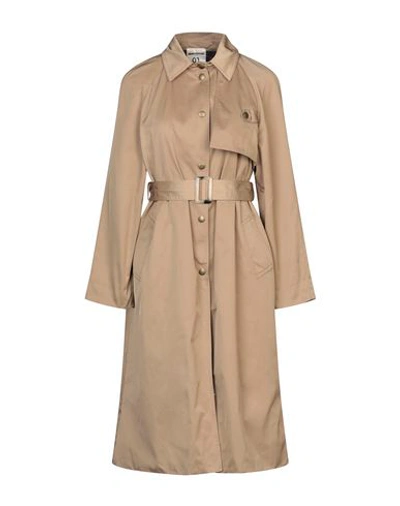 Semicouture Full-length Jacket In Sand