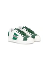 Dolce & Gabbana Kids' Lace-up Sneakers In Green