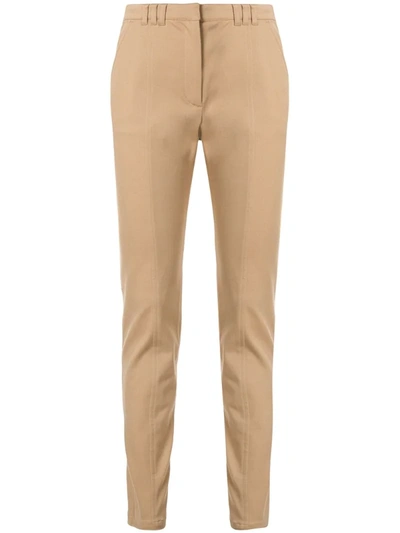 Proenza Schouler Button-detailed Trousers In Brown