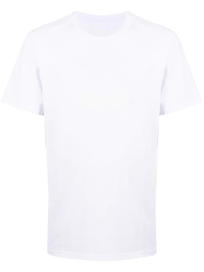Msgm Logo-print Mesh T-shirt In White