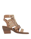 Chloé Sandals In Tan